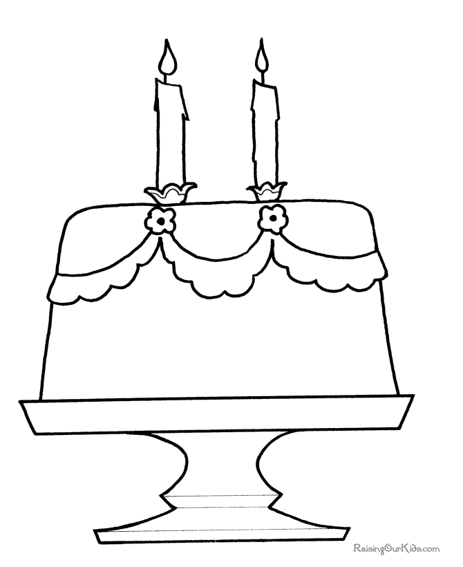 Dessin à colorier: Anniversaire (Fêtes et Occasions spéciales) #57276 - Coloriages à Imprimer Gratuits