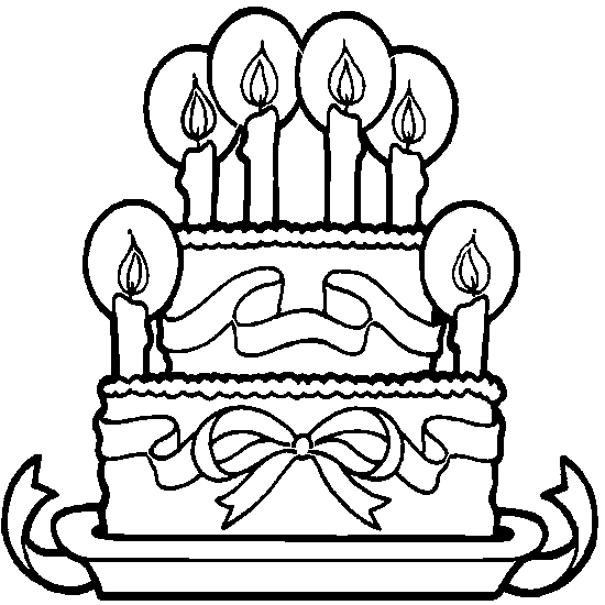 Dessin à colorier: Anniversaire (Fêtes et Occasions spéciales) #57297 - Coloriages à Imprimer Gratuits