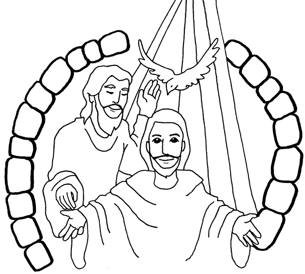 Dessin à colorier: Bapteme (Fêtes et Occasions spéciales) #57551 - Coloriages à Imprimer Gratuits