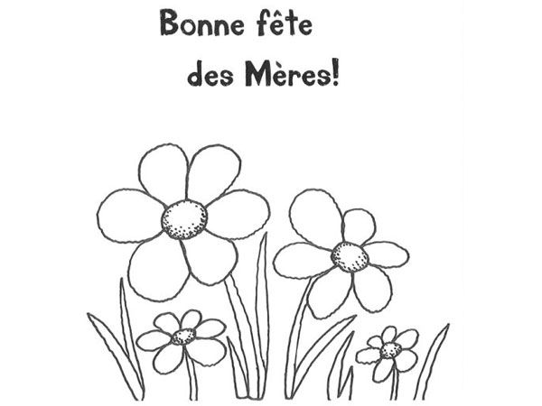 Dessin à colorier: Fête des Mères (Fêtes et Occasions spéciales) #129755 - Coloriages à Imprimer Gratuits