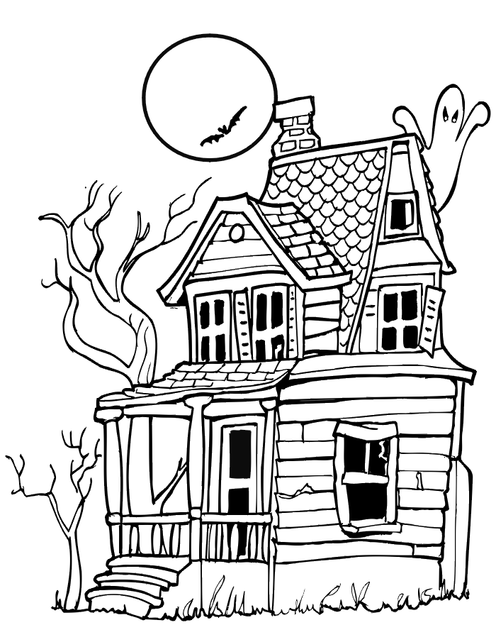 Dessin à colorier: Halloween (Fêtes et Occasions spéciales) #55167 - Coloriages à Imprimer Gratuits