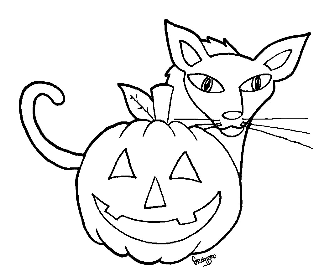 Dessin à colorier: Halloween (Fêtes et Occasions spéciales) #55218 - Coloriages à Imprimer Gratuits