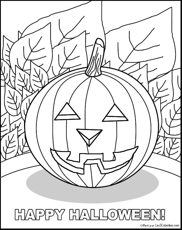 Dessin à colorier: Halloween (Fêtes et Occasions spéciales) #55233 - Coloriages à Imprimer Gratuits