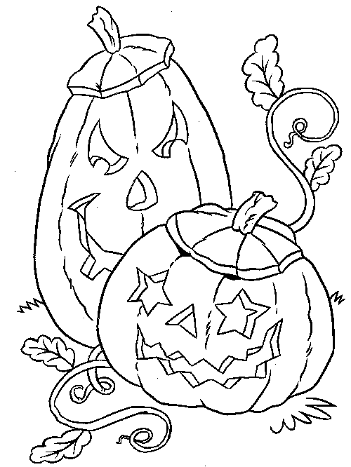 Dessin à colorier: Halloween (Fêtes et Occasions spéciales) #55242 - Coloriages à Imprimer Gratuits