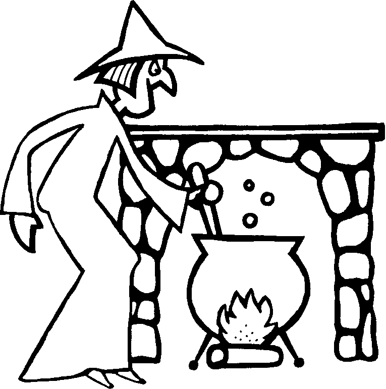 Dessin à colorier: Halloween (Fêtes et Occasions spéciales) #55245 - Coloriages à Imprimer Gratuits