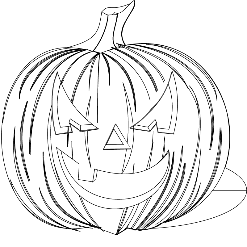 Dessin à colorier: Halloween (Fêtes et Occasions spéciales) #55246 - Coloriages à Imprimer Gratuits