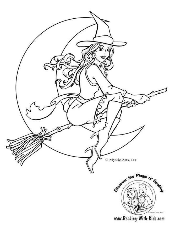 Dessin à colorier: Halloween (Fêtes et Occasions spéciales) #55247 - Coloriages à Imprimer Gratuits