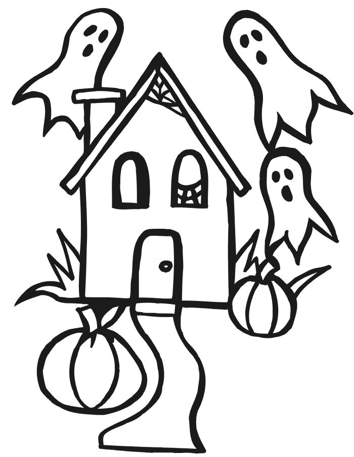 Dessin à colorier: Halloween (Fêtes et Occasions spéciales) #55274 - Coloriages à Imprimer Gratuits