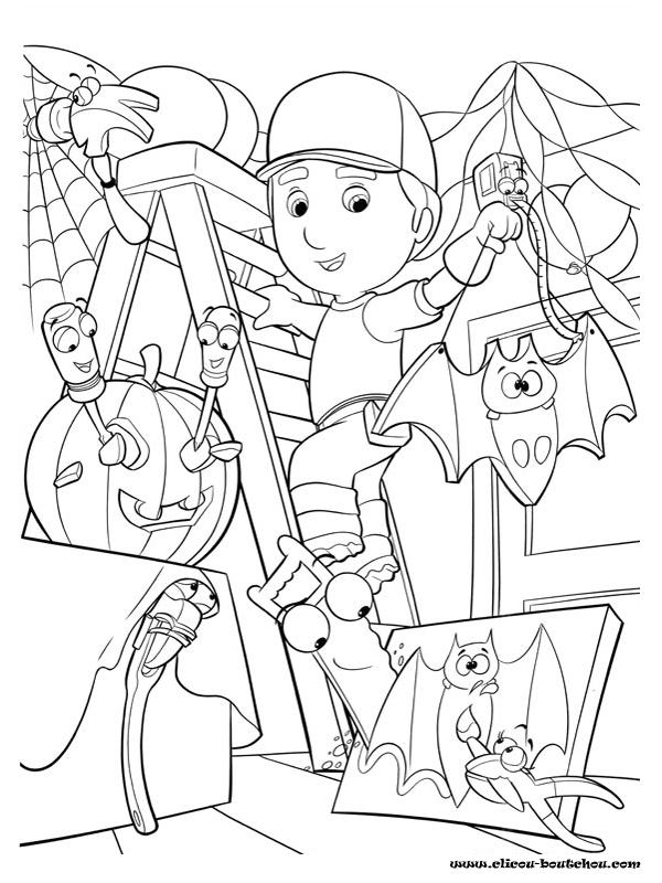 Dessin à colorier: Halloween (Fêtes et Occasions spéciales) #55286 - Coloriages à Imprimer Gratuits