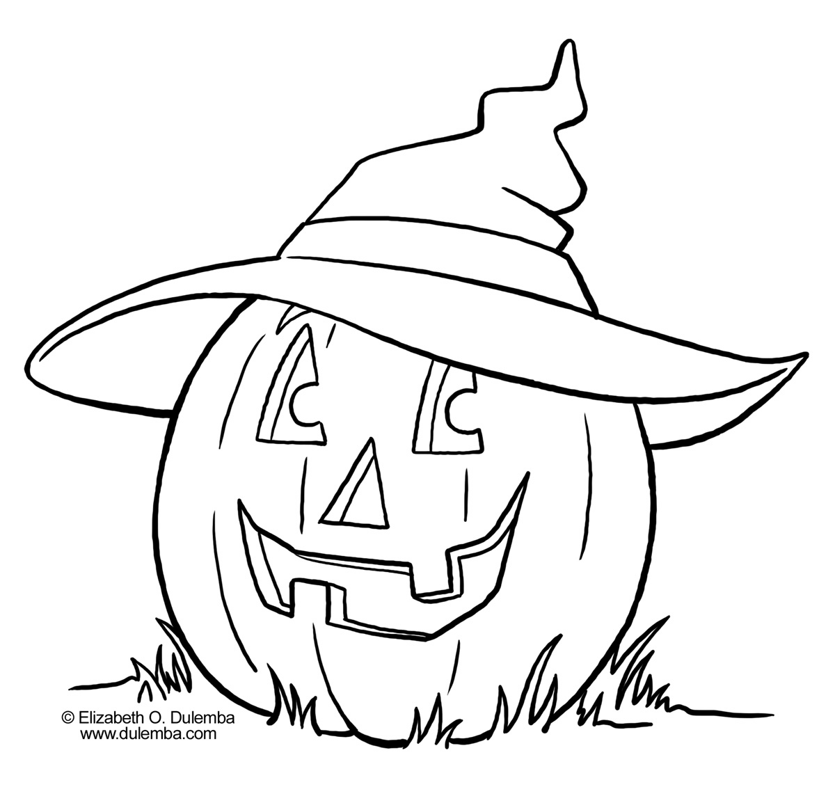 Dessin à colorier: Halloween (Fêtes et Occasions spéciales) #55291 - Coloriages à Imprimer Gratuits