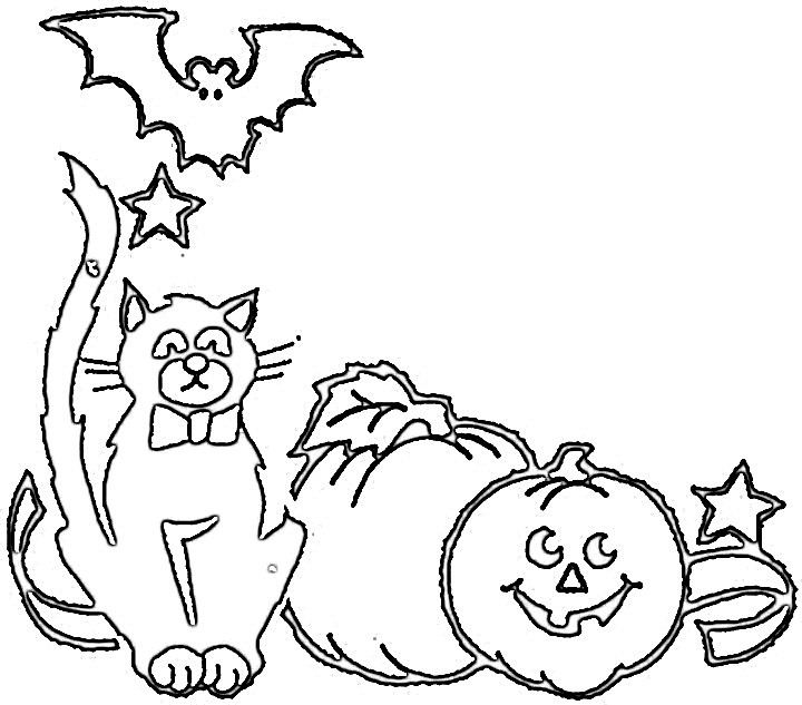 Dessin à colorier: Halloween (Fêtes et Occasions spéciales) #55324 - Coloriages à Imprimer Gratuits