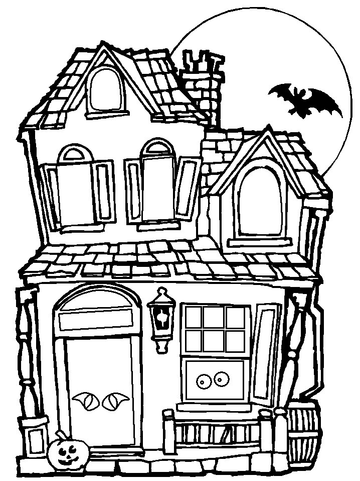 Dessin à colorier: Halloween (Fêtes et Occasions spéciales) #55327 - Coloriages à Imprimer Gratuits