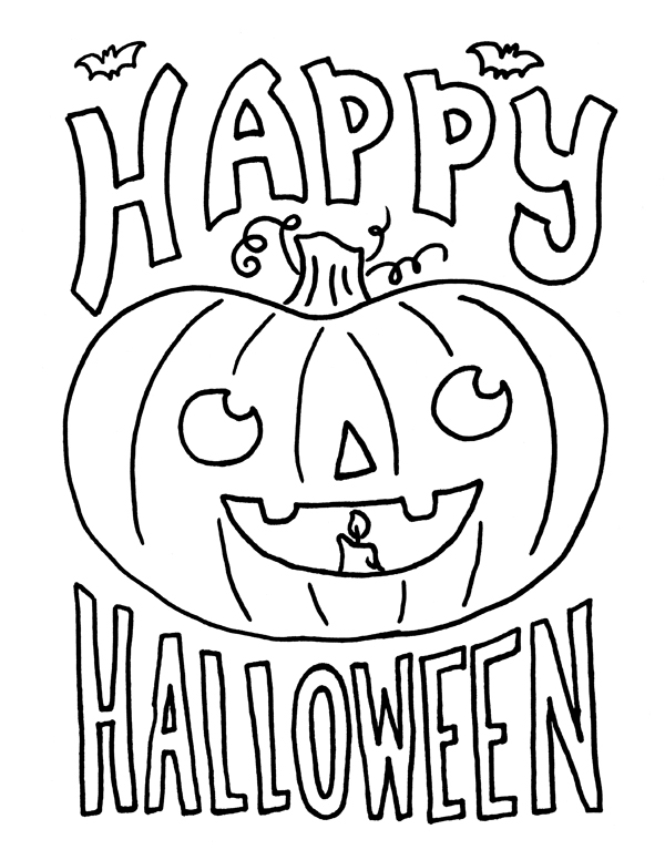 Dessin à colorier: Halloween (Fêtes et Occasions spéciales) #55328 - Coloriages à Imprimer Gratuits