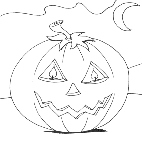 Dessin à colorier: Halloween (Fêtes et Occasions spéciales) #55375 - Coloriages à Imprimer Gratuits