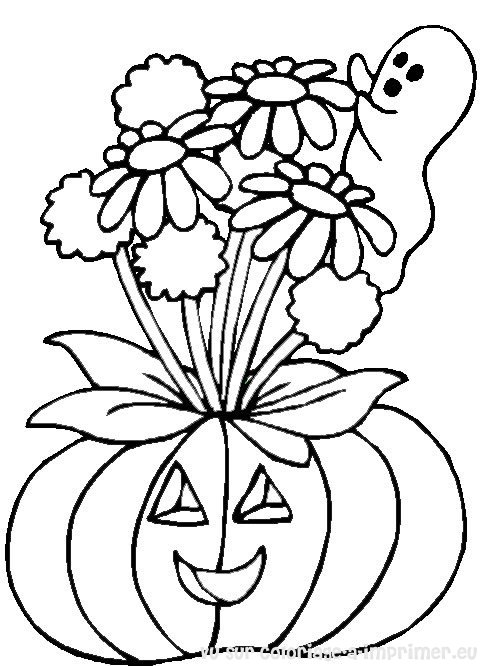 Dessin à colorier: Halloween (Fêtes et Occasions spéciales) #55443 - Coloriages à Imprimer Gratuits