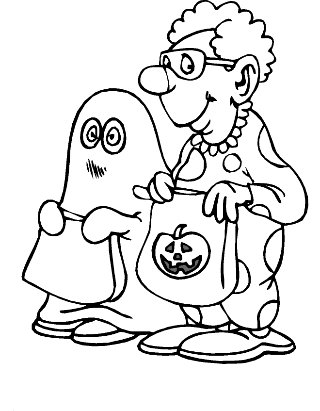 Dessin à colorier: Halloween (Fêtes et Occasions spéciales) #55473 - Coloriages à Imprimer Gratuits