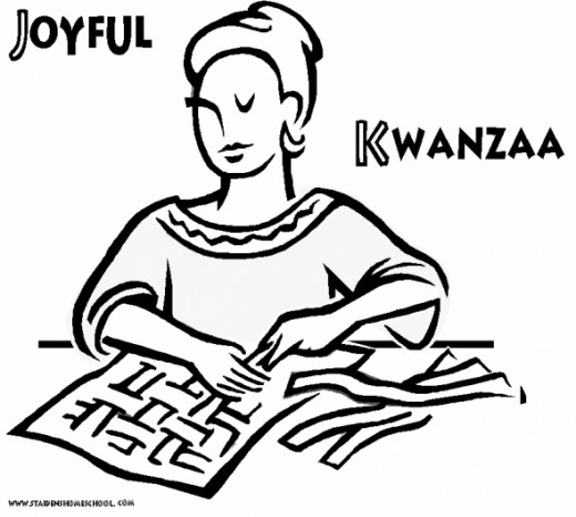 Dessin à colorier: Kwanzaa (Fêtes et Occasions spéciales) #60438 - Coloriages à Imprimer Gratuits