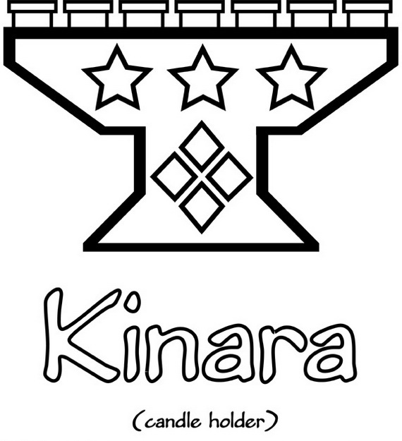 Dessin à colorier: Kwanzaa (Fêtes et Occasions spéciales) #60475 - Coloriages à Imprimer Gratuits