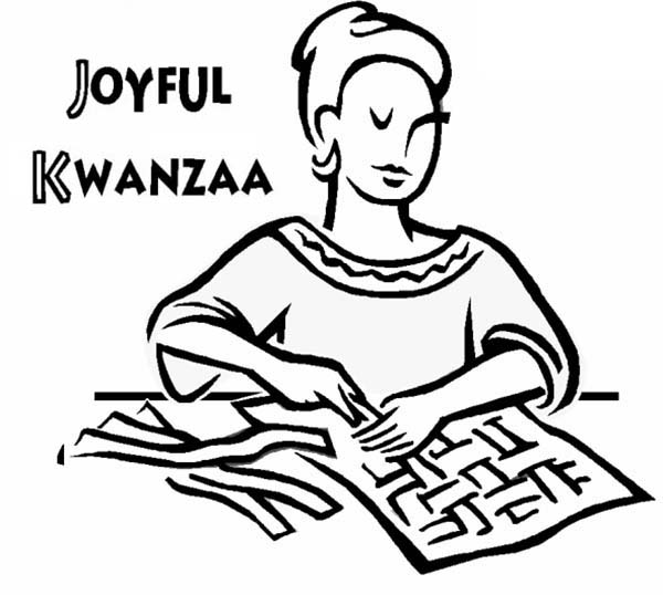 Dessin à colorier: Kwanzaa (Fêtes et Occasions spéciales) #60579 - Coloriages à Imprimer Gratuits