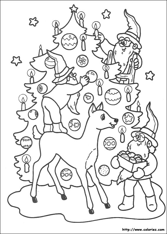 Dessin à colorier: Noël (Fêtes et Occasions spéciales) #54752 - Coloriages à Imprimer Gratuits