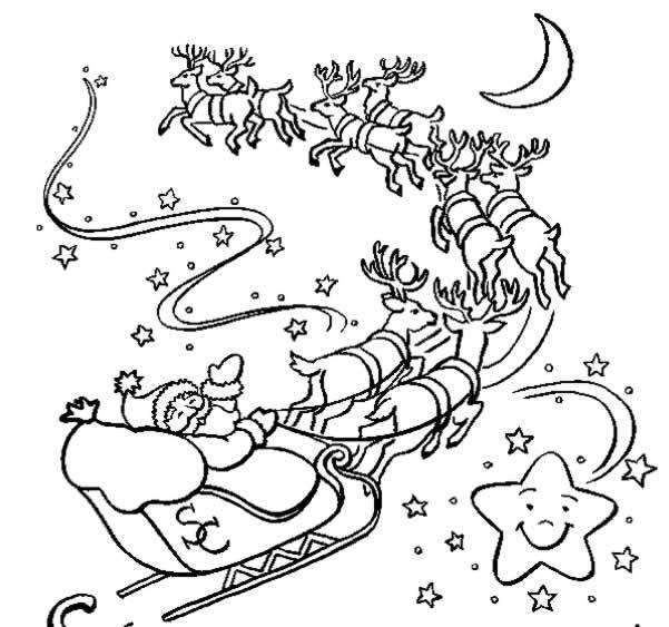 Dessin à colorier: Noël (Fêtes et Occasions spéciales) #54756 - Coloriages à Imprimer Gratuits