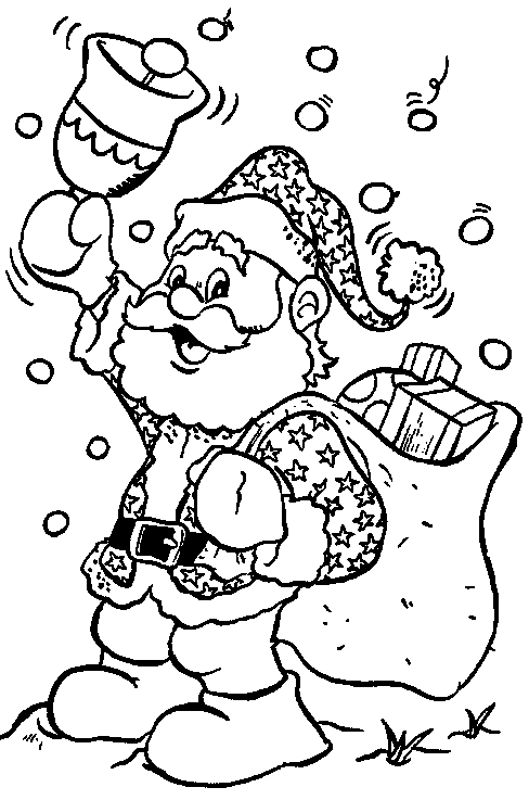 Dessin à colorier: Noël (Fêtes et Occasions spéciales) #54771 - Coloriages à Imprimer Gratuits