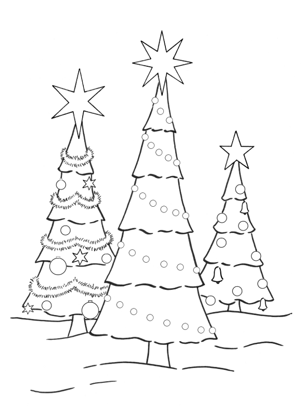 Dessin à colorier: Noël (Fêtes et Occasions spéciales) #54797 - Coloriages à Imprimer Gratuits