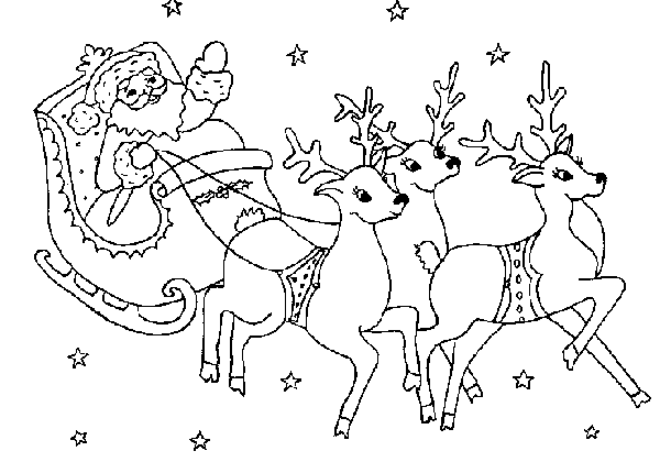 Dessin à colorier: Noël (Fêtes et Occasions spéciales) #54839 - Coloriages à Imprimer Gratuits