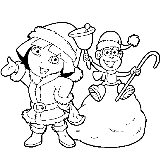 Dessin à colorier: Noël (Fêtes et Occasions spéciales) #54880 - Coloriages à Imprimer Gratuits