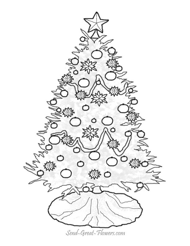 Dessin à colorier: Noël (Fêtes et Occasions spéciales) #54888 - Coloriages à Imprimer Gratuits