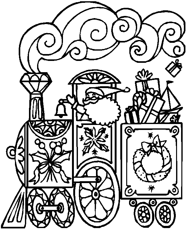 Dessin à colorier: Noël (Fêtes et Occasions spéciales) #54903 - Coloriages à Imprimer Gratuits