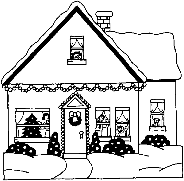 Dessin à colorier: Noël (Fêtes et Occasions spéciales) #54905 - Coloriages à Imprimer Gratuits