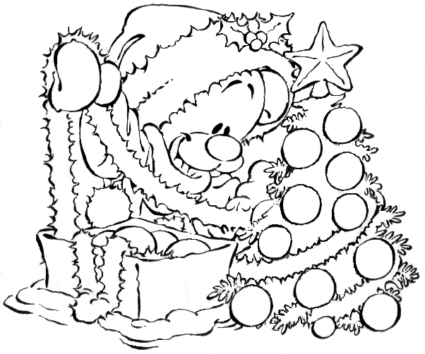 Dessin à colorier: Noël (Fêtes et Occasions spéciales) #54915 - Coloriages à Imprimer Gratuits