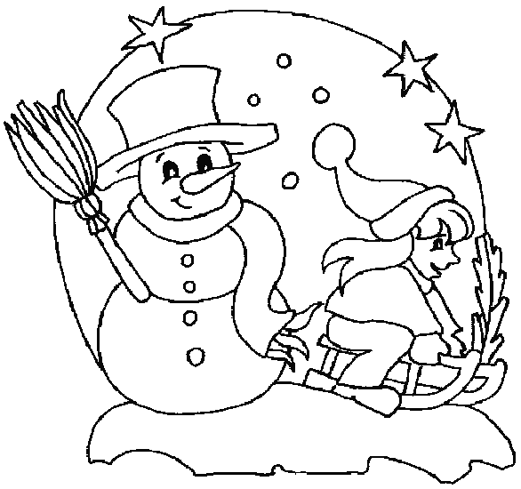 Dessin à colorier: Noël (Fêtes et Occasions spéciales) #54966 - Coloriages à Imprimer Gratuits