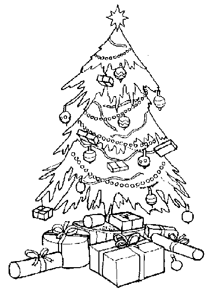 Dessin à colorier: Noël (Fêtes et Occasions spéciales) #54973 - Coloriages à Imprimer Gratuits