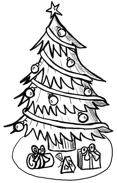 Dessin à colorier: Noël (Fêtes et Occasions spéciales) #54976 - Coloriages à Imprimer Gratuits