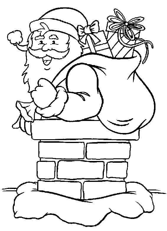 Dessin à colorier: Noël (Fêtes et Occasions spéciales) #54997 - Coloriages à Imprimer Gratuits