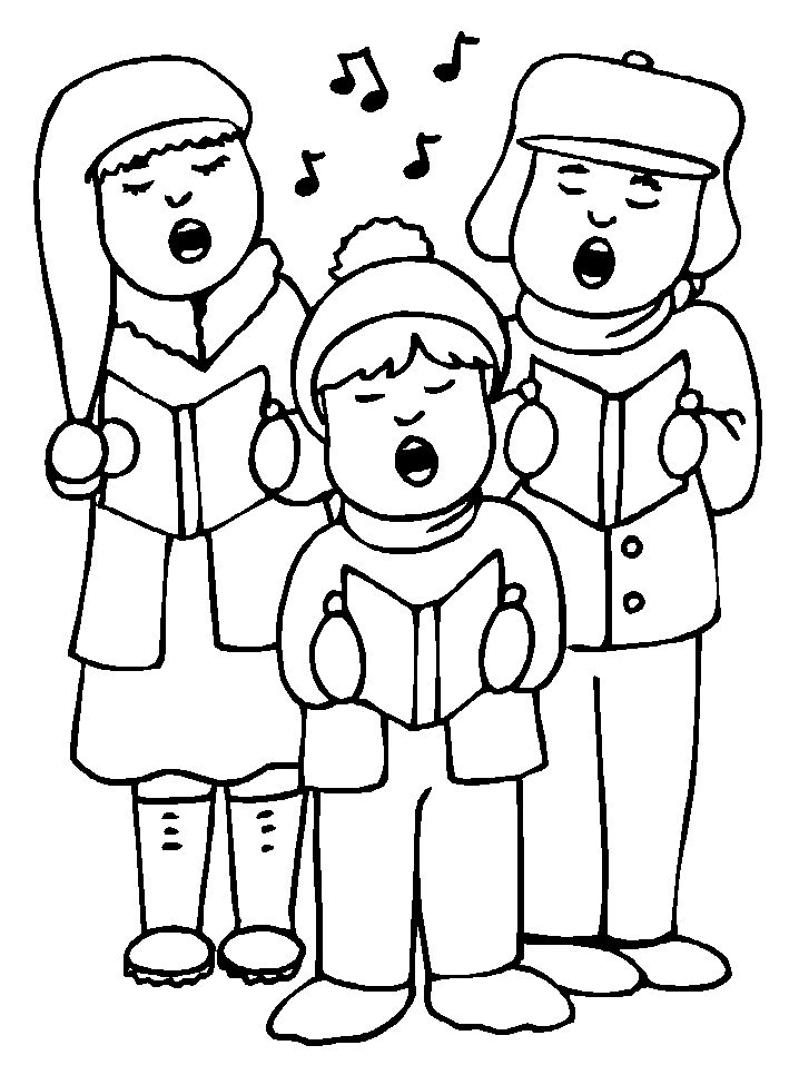 Dessin à colorier: Noël (Fêtes et Occasions spéciales) #55005 - Coloriages à Imprimer Gratuits