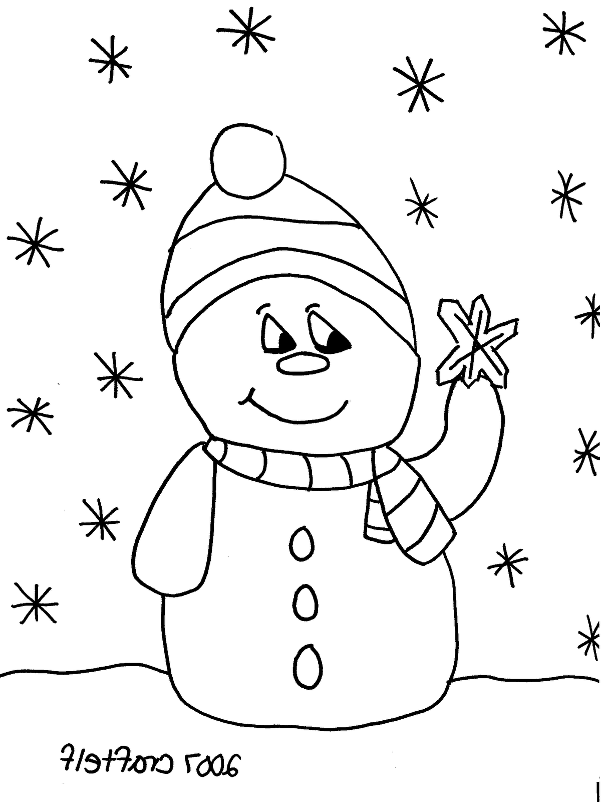 Dessin à colorier: Noël (Fêtes et Occasions spéciales) #55020 - Coloriages à Imprimer Gratuits