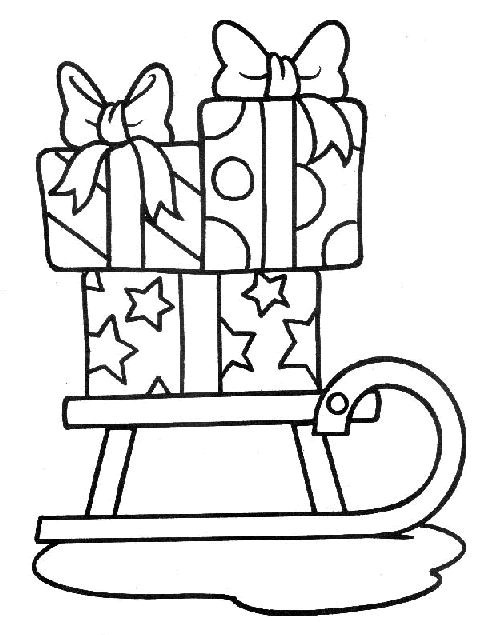 Dessin à colorier: Noël (Fêtes et Occasions spéciales) #55040 - Coloriages à Imprimer Gratuits