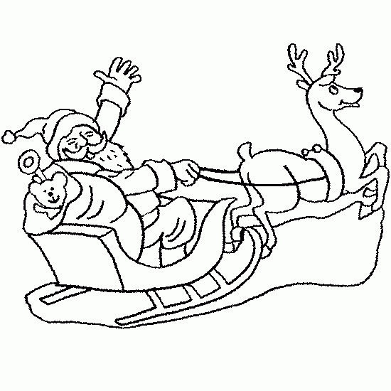 Dessin à colorier: Noël (Fêtes et Occasions spéciales) #55065 - Coloriages à Imprimer Gratuits