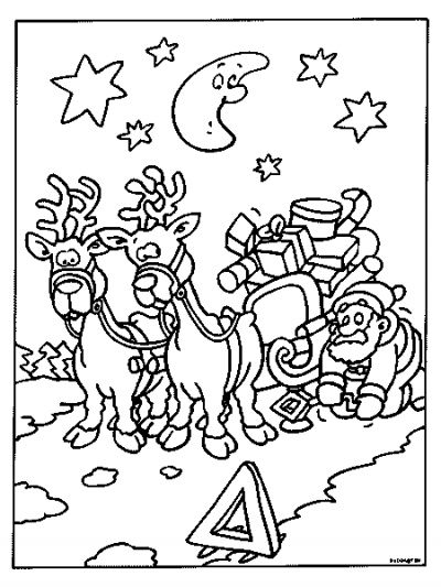 Dessin à colorier: Noël (Fêtes et Occasions spéciales) #55074 - Coloriages à Imprimer Gratuits