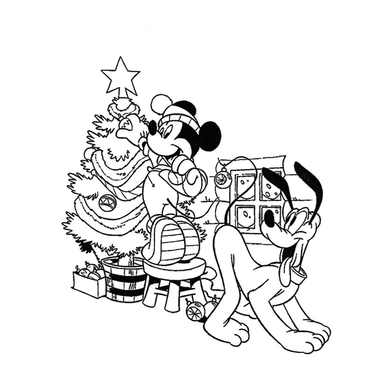 Dessin à colorier: Noël (Fêtes et Occasions spéciales) #55101 - Coloriages à Imprimer Gratuits