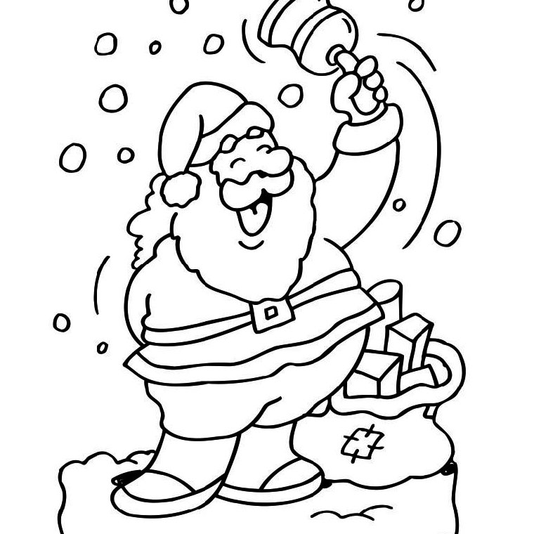 Dessin à colorier: Noël (Fêtes et Occasions spéciales) #55118 - Coloriages à Imprimer Gratuits