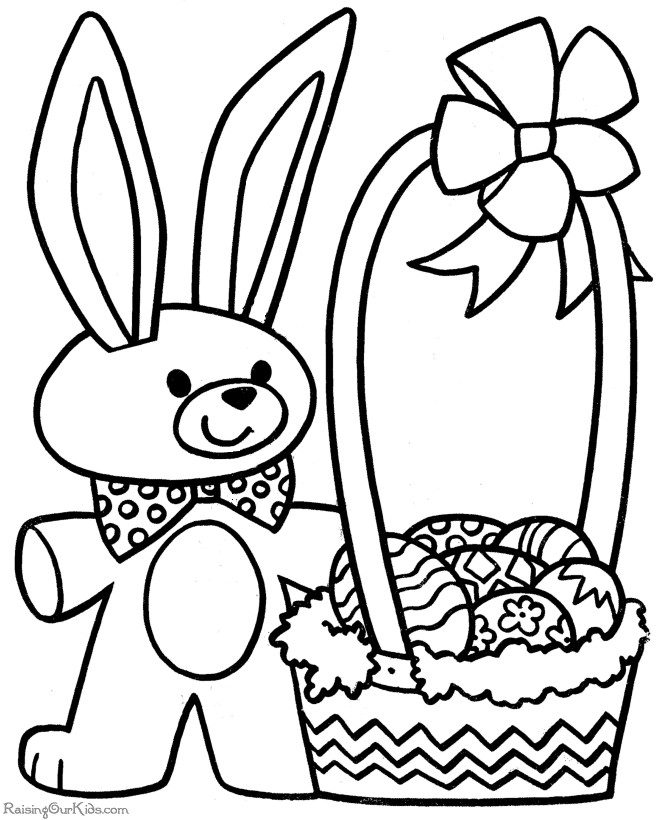 Dessin à colorier: Pâques (Fêtes et Occasions spéciales) #54350 - Coloriages à Imprimer Gratuits