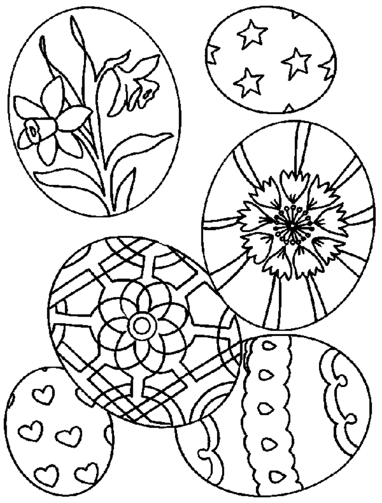 Dessin à colorier: Pâques (Fêtes et Occasions spéciales) #54371 - Coloriages à Imprimer Gratuits