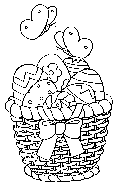 Dessin à colorier: Pâques (Fêtes et Occasions spéciales) #54446 - Coloriages à Imprimer Gratuits