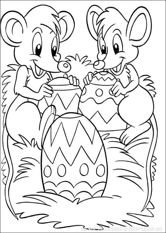 Dessin à colorier: Pâques (Fêtes et Occasions spéciales) #54574 - Coloriages à Imprimer Gratuits