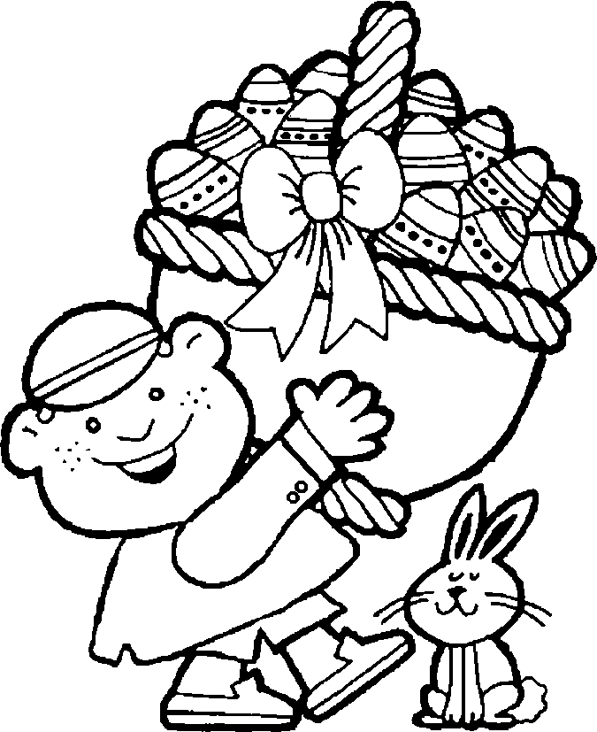 Dessin à colorier: Pâques (Fêtes et Occasions spéciales) #54647 - Coloriages à Imprimer Gratuits