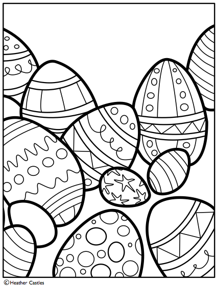 Dessin à colorier: Pâques (Fêtes et Occasions spéciales) #54683 - Coloriages à Imprimer Gratuits